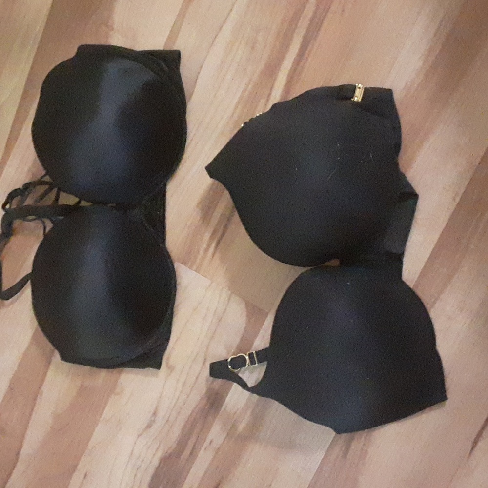 Victoria's Secret Elegant Black Bra Set NEW